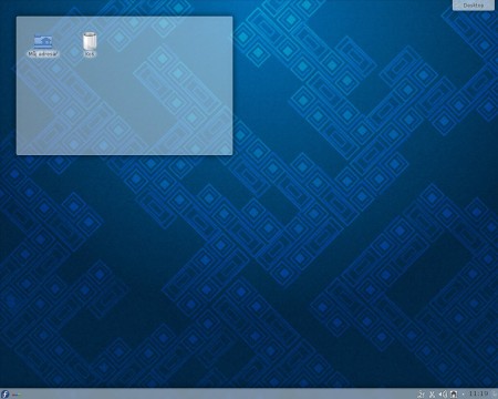 Výchozí podoba KDE Spinu Fedory