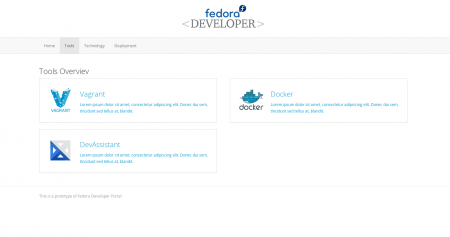 Fedora_developer_portal_tools