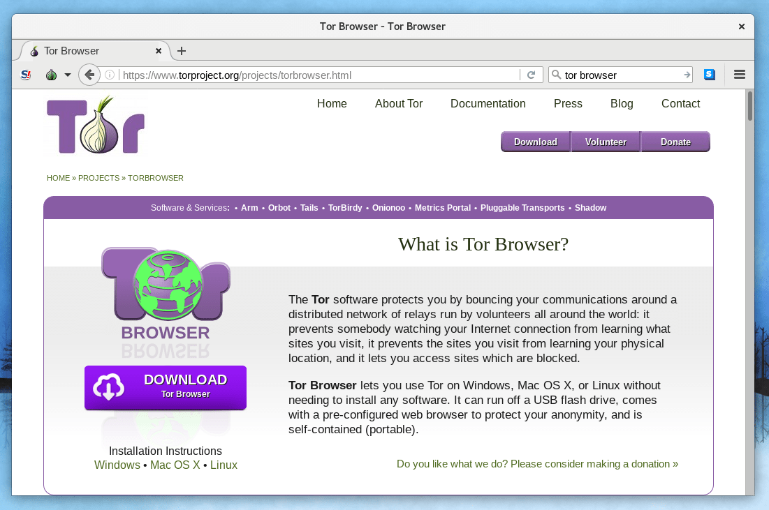 tor browser debian download