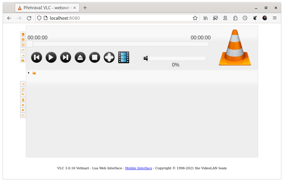 VLC Web UI